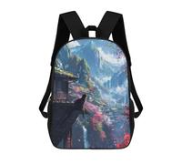 sinyumoney Cat Cherry Blossoms Japan Sac À Dos Scolaire Imprimé En 3D Pour Enfants, Sac À Dos Garçon/fille, Sac De Voyage Pour Enfants 17inch