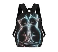 sinyumoney Cat Galaxy Sacs À Dos Scolaires Pour Enfants, Sac D'école Tendance, Sac D'école Imprimé En 3D Pour Garçons, Élèves Du Primaire Et Du Collège 17inch