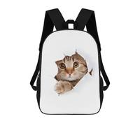 sinyumoney Cat Looking Paper Funny Sac À Dos Enfant Imprimé En 3D, Sac D'école Pour Garçons, Sac À Dos Cool Et Décontracté, Sac À Dos Amusant Pour Enfants Et Adolescents 17inch