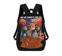 sinyumoney Cats From Mars Sacs À Dos Pour Enfants, Sac À Dos Scolaire, Sac À Dos Imprimé En 3D Pour Enfants, Sac À Dos De Voyage, Sac À Livres, Sac D'école Pour Enfants 17inch