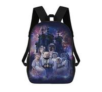 sinyumoney Cats in Historical Attire Sac À Dos Scolaire Imprimé En 3D Pour Garçons Et Filles, Sac À Dos Pour Enfants, Sac De Voyage 17inch