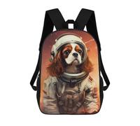 sinyumoney Cavalier Dog Mars Sacs À Dos 17 Pouces Pour Enfants, Sacs D'école Imprimés En 3D Pour Élèves Du Primaire Et Du Collège, Garçons Et Filles