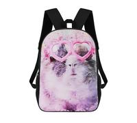 sinyumoney Cavalier King Forest Sac à dos rétro pour enfants Sac d'école tendance Sac d'école imprimé 3D pour garçons écoles primaires et collégiales, Hamster., 17"