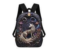 sinyumoney Celestial Steampunk Fox Sac À Dos, Cartable Imprimé En 3D, Sac À Goûter, Sac À Dos De Voyage, Sac À Dos Entre Amis, Sac À Dos Scolaire Pour Filles Et Garçons 17inch
