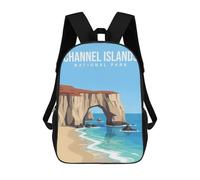 sinyumoney Channel Islands National Park Sacs À Dos Pour Enfants, Cartables Imprimés En 3D, Sacs À Dos Pour Élèves Du Primaire Et Du Collège (garçons Et Filles) 17inch