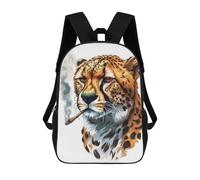sinyumoney Cheetah Smoking Sacs À Dos Imprimés En 3D Pour Enfants, Sacs D'école Tendance Pour Garçons, Sacs De Voyage, Sacs Scolaires Pour Élèves Du Primaire 17inch