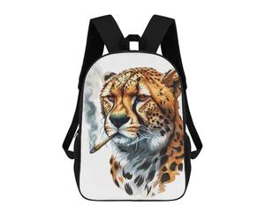 sinyumoney Cheetah Smoking Sacs À Dos Imprimés En 3D Pour Enfants, Sacs D'école Tendance Pour Garçons, Sacs De Voyage, Sacs Scolaires Pour Élèves Du Primaire 17inch