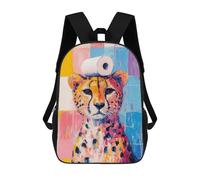 sinyumoney Cheetah with Toilet Paper Sacs À Dos Pour Enfants, Cartables Imprimés En 3D, Sacs À Dos Pour Élèves Du Primaire Et Du Collège (garçons Et Filles) 17inch