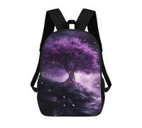 sinyumoney Cherry Blossom Fantasy Tree Sac À Dos Scolaire Pour Filles Et Garçons, Sac À Dos Avec Poche, Sac À Dos Tendance Pour Enfants 17inch