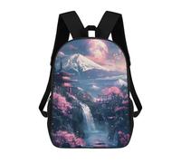 sinyumoney Cherry Blossom Japan Fuji Sac À Dos Imprimé En 3D Pour Garçons, Sac D'école Grande Capacité, Sac De Voyage, Sac À Livres, Sac D'école Pour Garçons, Mochila 17inch