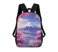 sinyumoney Cherry Blossom Japan Sac À Dos Avec Poche, Sacs À Dos Imprimés En 3D, Sacs De Voyage, Sacs À Livres, Sacs D'école Pour Enfants 17inch