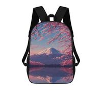 sinyumoney Cherry Blossom Reflections-2 Sac À Dos Imprimé Pour Enfants, Sac D'école, Sac De Voyage Pour Adultes Et Enfants 17inch