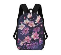 sinyumoney Cherry Blossom Sac À Dos Scolaire Pour Adolescents, Imprimé En 3D, Ajustable, À Poches Tendance, Pour Enfants, Garçons, Filles, Étudiants Et Adolescents 17inch