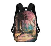 sinyumoney Cherry Blossom Serenity-9 Sacs À Dos Pour Enfants, Cartables 3D Personnalisés Pour Garçons Et Filles, Grands Sacs À Dos Scolaires Décontractés 17inch