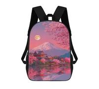 sinyumoney Cherry Blossom Serenity Scene Sacs À Dos Scolaires Pour Garçons Et Filles, Sacs À Dos Décontractés Pour Le Sport, Sacs À Dos De Grande Capacité Pour L'école Primaire 17inch