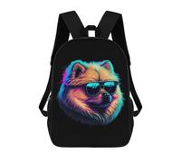 sinyumoney Chow Chow Sac À Dos Scolaire Pour Filles Et Garçons, Grand Sac À Dos Léger Pour Enfants Et Étudiants 17inch