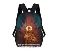 sinyumoney Christ Quote to Remember 5 Sacs À Dos Imprimés En 3D Pour Enfants, Sacs D'école Tendance Pour Garçons, Sacs De Voyage, Sacs Scolaires Pour Élèves Du Primaire 17inch
