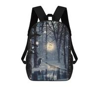 sinyumoney Christmas Eve Cat Sacs À Dos Pour Enfants, Cartables Imprimés En 3D, Sacs À Dos Pour Élèves Du Primaire Et Du Collège, Garçons Et Filles 17inch