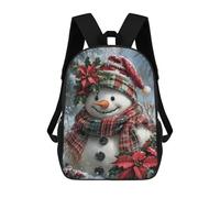 sinyumoney Christmas Snowman Decorations Sac À Dos En Peluche À Motif Dessin Animé, Sac À Dos 3D Pour Enfants, Idée Cadeau D'anniversaire Pour Garçons Et Filles 17inch
