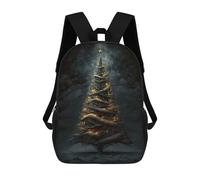 sinyumoney Christmas Tree II Sac À Dos Scolaire Imprimé En 3D, Sac À Dos Décontracté Pour Enfants, Sac D'école Imprimé En 3D Pour Garçons, Primaire Et Collège 17inch