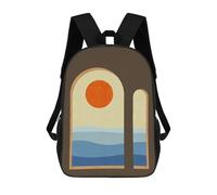 sinyumoney Classical Architecture IV Sacs À Dos Pour Enfants 17inch Sac À Dos Scolaire, Sac Imprimé En 3D, Cartable Pour Enfants, Sac De Voyage, Sac À Dos Garçon Fille, Sac D'école Pour Enfants