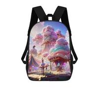 sinyumoney Cloud Fantasy Circus Sac À Dos Enfant, Cartable, Sacs À Dos Scolaires Imprimés En 3D Pour Élèves Du Primaire Et Du Collège, Cadeau D'anniversaire Pour Adolescents 17inch