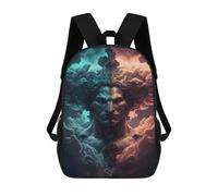 sinyumoney Clouds of Opposing Forces Sacs À Dos Pour Enfants, Cartables Imprimés En 3D, Sacs À Dos Pour Élèves Du Primaire Et Du Collège (garçons Et Filles) 17inch
