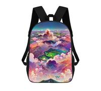 sinyumoney Cloudy Fantasy Landscape Sac À Dos En Peluche À Motif Dessin Animé, Sac À Dos 3D Pour Enfants, Idée Cadeau D'anniversaire Pour Garçons Et Filles 17inch