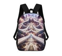 sinyumoney Cloudy Pathway to Heaven Sac À Dos Scolaire Pour Enfants, Sac À Dos De Voyage Décontracté, Grand Sac À Dos Pour Garçons Et Filles 17inch
