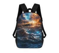 sinyumoney Coastline at Sunset Sacs À Dos Scolaires Pour Enfants, Cartables Imprimés En 3D, Sacs D'école Tendance Pour Garçons, Élèves Du Primaire Et Du Collège 17inch