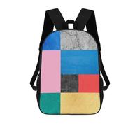 sinyumoney Collage A2 Sac À Dos Scolaire Enfant Tendance Et Décontracté, Sac À Dos Imprimé En 3D Pour Garçon, Grand Sac À Dos 17inch