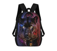 sinyumoney Colorful Black Tiger Sac À Dos Imprimé En 3D Pour Garçons, Sac D'école Grande Capacité, Sac De Voyage, Sac À Livres, Sac D'école Pour Garçons, Mochila 17inch