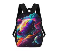 sinyumoney Colorful Cosmic Dreamscape Sac À Dos Imprimé En 3D, Sac D'école Décontracté Et Tendance Pour Enfants, Sac D'école Pour Garçons, Collégiens 17inch