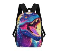 sinyumoney Colorful Dinosaur Artwork -4 Sacs À Dos Décontractés Pour Enfants, Sacs D'école Pour Adolescents, Filles Et Garçons, Sacs À Dos Pour Livres 17inch