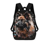 sinyumoney Colorful Dog Portrait Art Print -2 Sacs À Dos Pour Enfants, Sac À Dos Scolaire Imprimé En 3D Pour Enfants, Sac À Dos De Voyage, Sac À Livres Pour Enfants 17inch Sac D'école