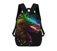 sinyumoney Colorful Dragon Art Print-23 Sacs À Dos Pour Enfants, Sac À Dos Scolaire Imprimé En 3D Pour Enfants, Sac À Dos De Voyage, Sac À Livres Pour Enfants 17inch Sac D'école