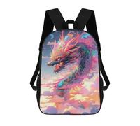 sinyumoney Colorful Dragon Sky Artwork-1 Sacs À Dos Pour Enfants, Sac À Dos Scolaire Imprimé En 3D Pour Enfants, Sac À Dos De Voyage, Sac À Livres Pour Enfants 17inch Sac D'école