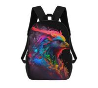 sinyumoney Colorful Eagle Artwork Sacs À Dos Imprimés En 3D Pour Enfants, Sacs D'école Tendance Pour Garçons, Sacs De Voyage, Sacs Scolaires Pour Élèves Du Primaire 17inch