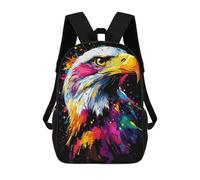 sinyumoney Colorful Eagle Portrait on Black Background Serviettes De Plage Pour Adultes, Absorbantes Et Douces Pour La Peau, Ensemble De Serviettes Basiques Pour La Plage Et La Piscine, 130 X 80 Cm