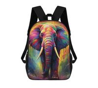 sinyumoney Colorful Elephant Artwork-18 Sacs À Dos Décontractés Pour Enfants, Sacs D'école Pour Adolescents, Filles Et Garçons, Sacs À Dos Pour Livres 17inch