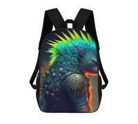 sinyumoney Colorful Fantasy Creature Sac À Dos Imprimé En 3D, Sac D'école Décontracté Et Tendance Pour Enfants, Sac D'école Pour Garçons, Collégiens 17inch