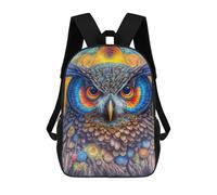 sinyumoney Colorful Fantasy Owl-21 Sacs À Dos Scolaires Pour Garçons Et Filles, Sacs À Dos Décontractés Pour Le Sport, Sacs À Dos De Grande Capacité Pour L'école Primaire 17inch