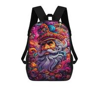 sinyumoney Colorful Fantasy Portrait Sac À Dos Scolaire Pour Enfants 17 Pouces, Sac À Dos Décontracté Pour Les Voyages, Grand Sac À Dos De Jour Pour Garçons Et Filles 17inch