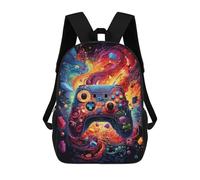 sinyumoney Colorful Gaming Controller Artwork -9 Sac À Dos Scolaire Imprimé En 3D Pour Garçons Et Filles, Sac À Dos Pour Enfants, Sac De Voyage 17inch