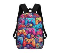 sinyumoney Colorful Gaming Controllers-21 Sac À Dos Imprimé Pour Enfants, Sac D'école, Sac De Voyage Pour Adultes Et Enfants 17inch