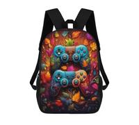 sinyumoney Colorful Gaming Controllers-30 Sac À Dos Enfant, Cartable, Sac D'école, Motif Dessin Animé 3D, Sac Pour Ordinateur Portable, Pour Garçons Et Filles 17inch