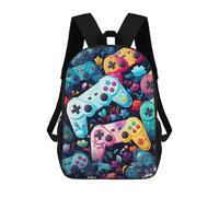 sinyumoney Colorful Gaming Joyrides Sac À Dos Scolaire Pour Enfants, Imprimé En 3D, Tendance Et Décontracté, Pour Garçons, Élèves Du Primaire Et Du Collège 17inch