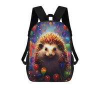 sinyumoney Colorful Hedgehog Party Sac À Dos Scolaire Imprimé En 3D, Sac À Dos Tendance Pour Enfants, Sac À Dos Pour Garçons, Élèves Du Collège 17inch