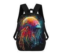 sinyumoney Colorful Jellyfish Artwork Sac À Dos Enfant, Sac À Dos Anime, Grand Sac À Dos Enfant, Sac À Dos Imprimé En 3D Pour Enfants, Cartable, Cartable Pour Garçons Et Filles 17inch