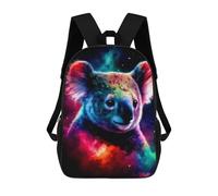 sinyumoney Colorful Koala in Space Sacs À Dos Imprimés En 3D Pour Enfants, Sacs D'école Tendance Pour Garçons, Sacs De Voyage, Sacs Scolaires Pour Élèves Du Primaire 17inch